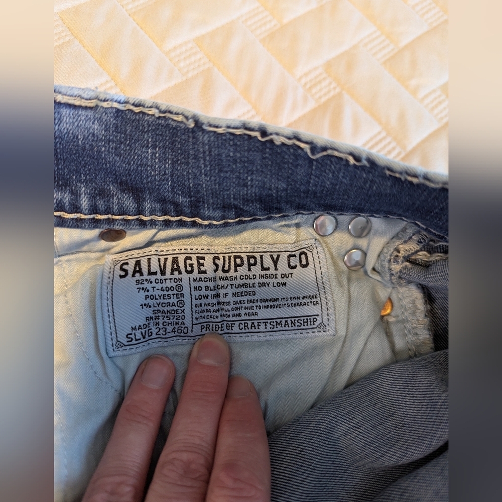 Salvage Supply Buckle Mayhem Boot Regular Fit Stretch Jean Sz. 29x32 - Picture 16 of 16